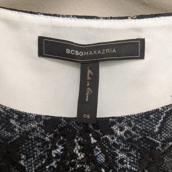 BCBGMaxAzria | Makenna Sleeveless Lace and… - Picture 5 of 5